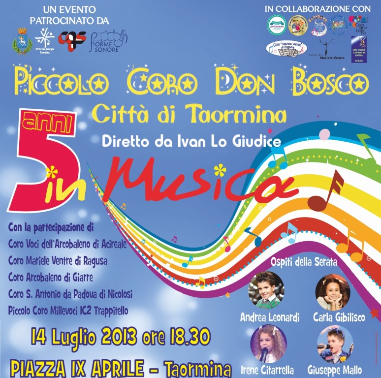 Piccolo Coro Don Bosco Città di Taormina - 5 Anni in Musica
